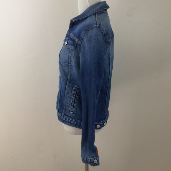 7 for all Mankind Denim Trucker Jacket s - Picture 4 of 8